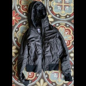 Womens Canada Goose Black Dore Down Hoody Medium M